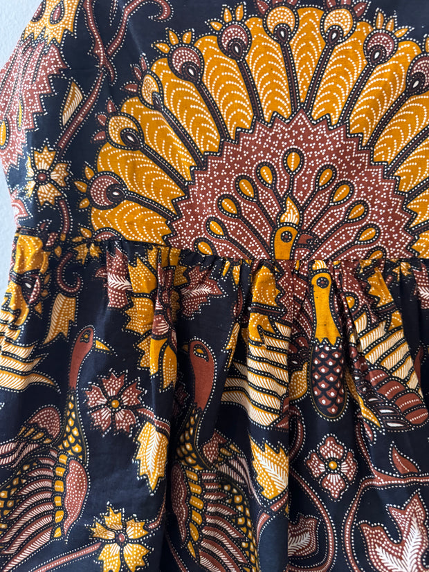 The Ibiza Mini Party Dress in Blackbird