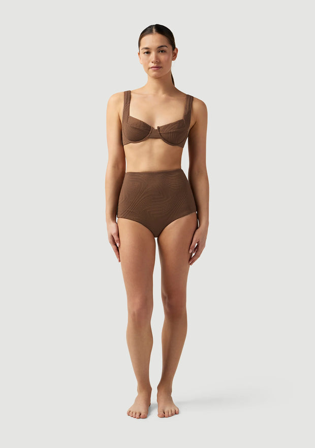 FELLA Marco Bikini Bottoms in Cocoa