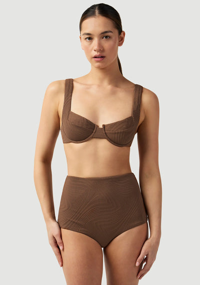 FELLA Marco Bikini Bottoms in Cocoa