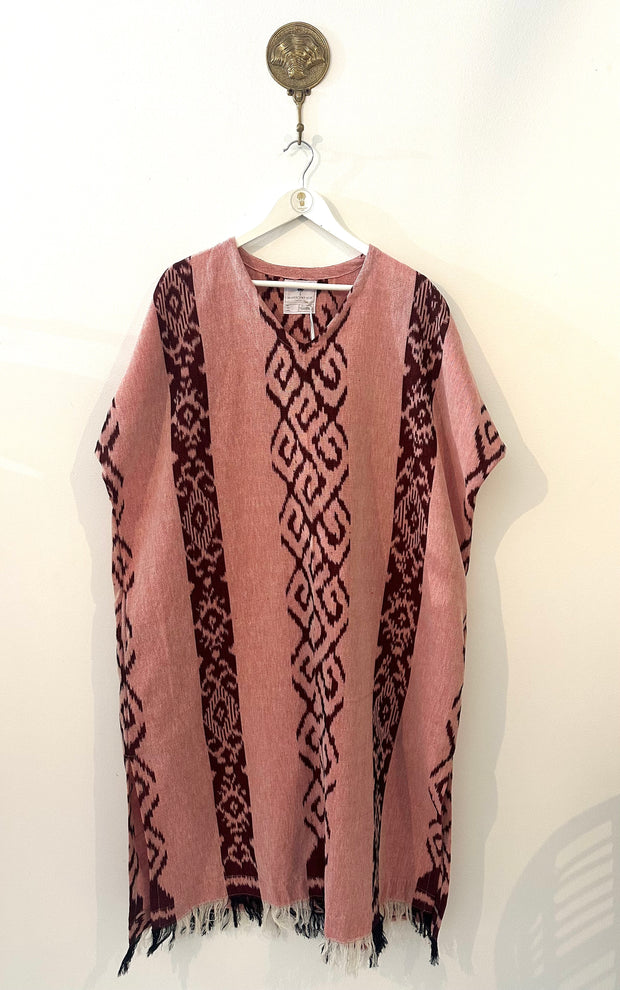 Solana Beach Coverup in Pink Ikat
