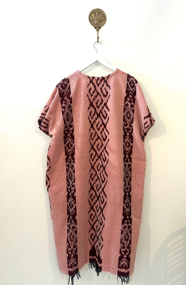 Solana Beach Coverup in Pink Ikat