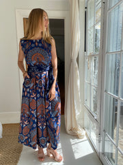 The Tivat Maxi Dress in Bluebird