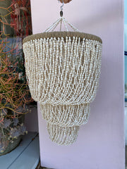 Shell Chandelier in Tuscan