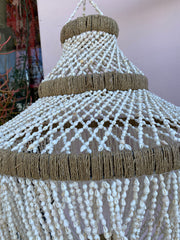 Shell Chandelier  in Fresco
