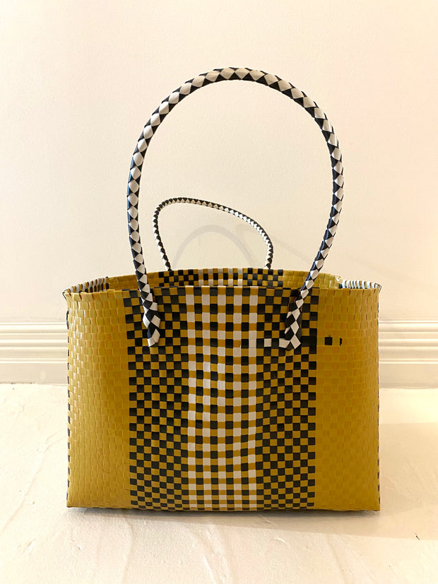 Large Beach Tote in Tan