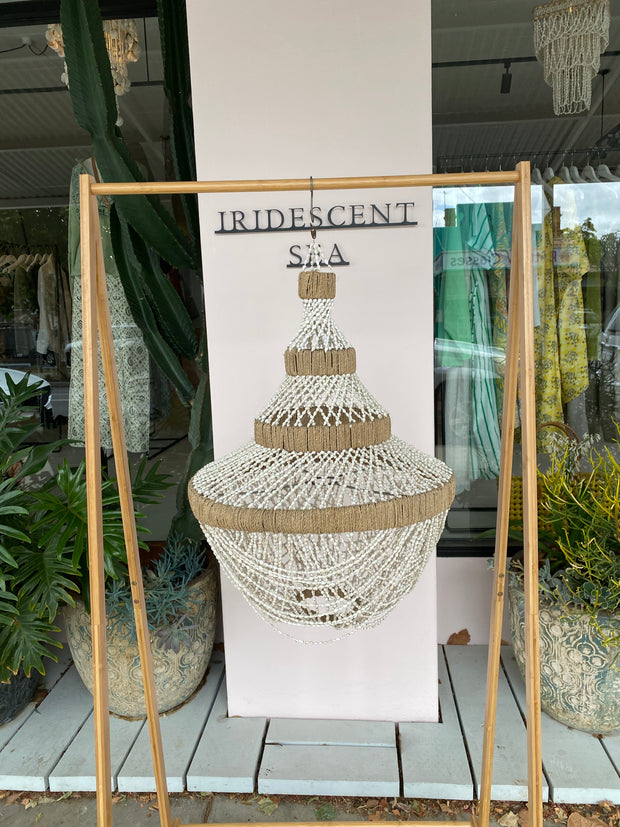 Shell Chandelier  in Fresco