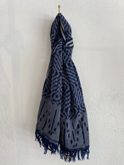 Ikat Beach Towel Sarong in Crazy Horse