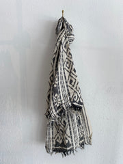 Ikat Beach Towel Sarong in Aztec
