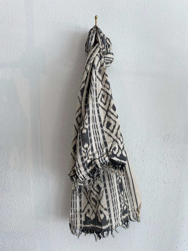 Ikat Beach Towel Sarong in Aztec
