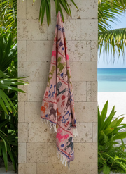 ikat towel, iridescent sea, 
south fremantle 