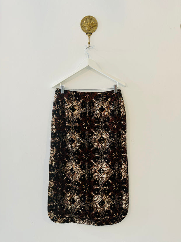 Batik Skirt in Lotus