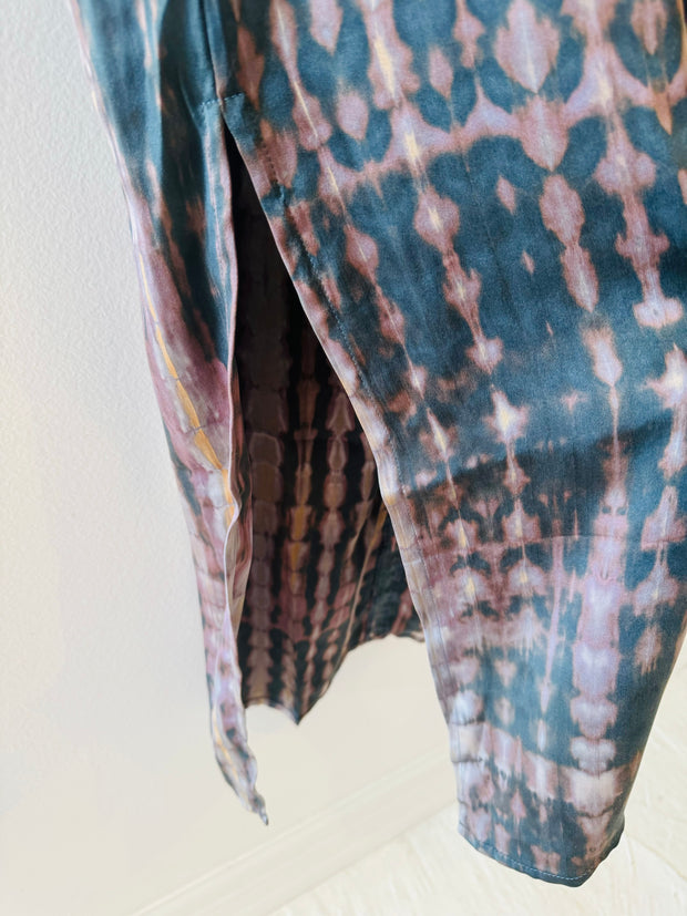 Ponza Island Dress in Tie Dye Silk