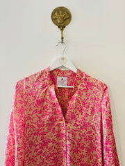 Belize Silk Shirt Dress in Musky Pink