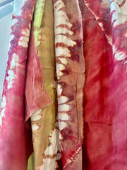 Tie Dye Silk Sarong in Sunrise