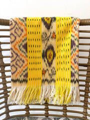 Made from hand-woven cotton, this premium beach essential showcases intricate ikat patterns, elevating your beach style to new heights. Wrap yourself in style and comfort with this must-have towel. Iridescent Sea Perth Fremantle