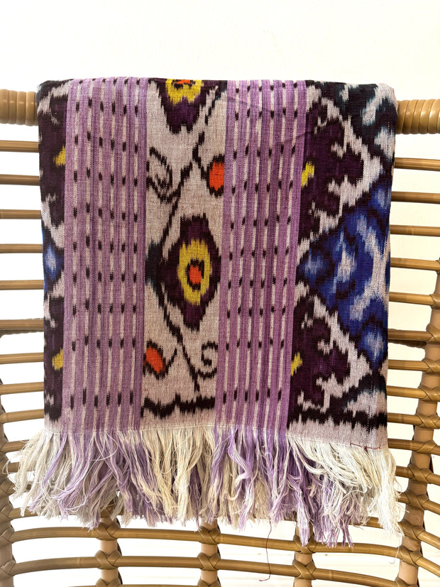 Made from hand-woven cotton, this premium beach essential showcases intricate ikat patterns, elevating your beach style to new heights. Wrap yourself in style and comfort with this must-have towel. Iridescent Sea Perth Fremantle