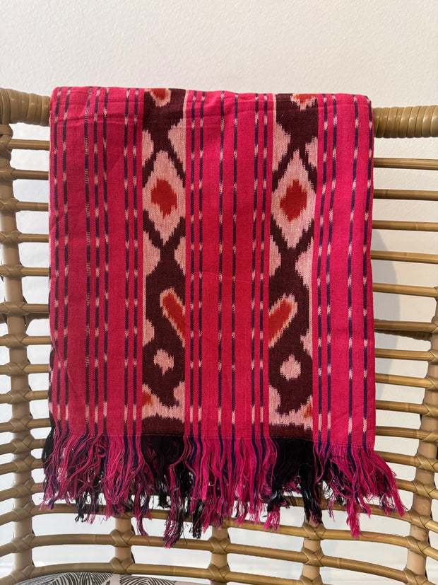 Made from hand-woven cotton, this premium beach essential showcases intricate ikat patterns, elevating your beach style to new heights. Wrap yourself in style and comfort with this must-have accessory. Iridescent Sea Perth Fremantle