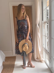 Paxos Midi Dress in Bluebird