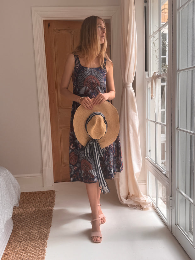 Paxos Midi Dress in Bluebird
