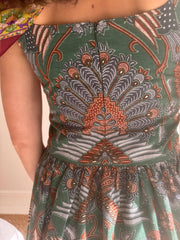 Paxos Midi Dress in Greenbird
