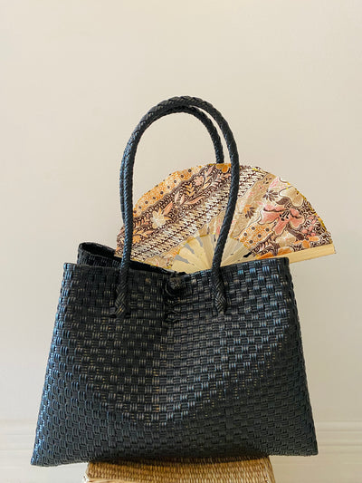 The Black Basket Tote