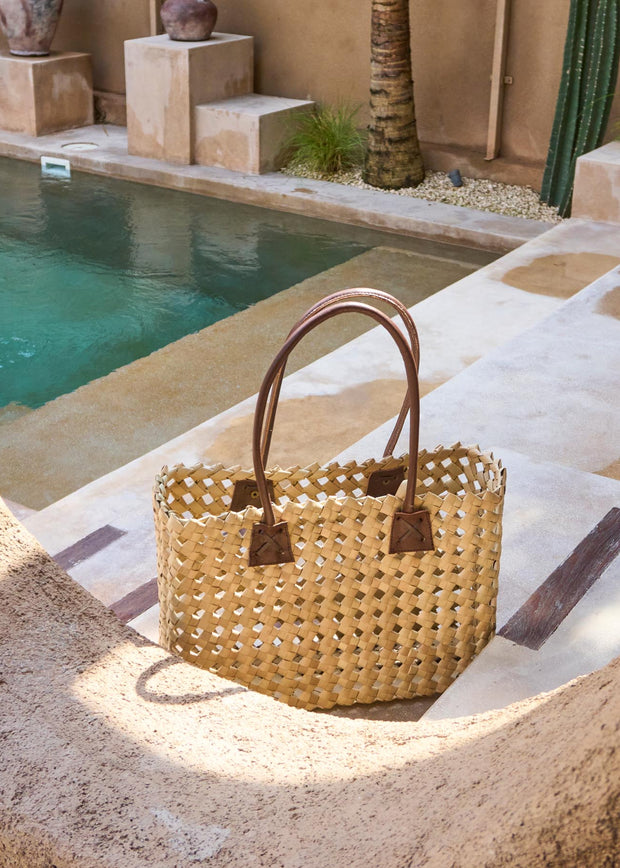 Palm Basket in Natural