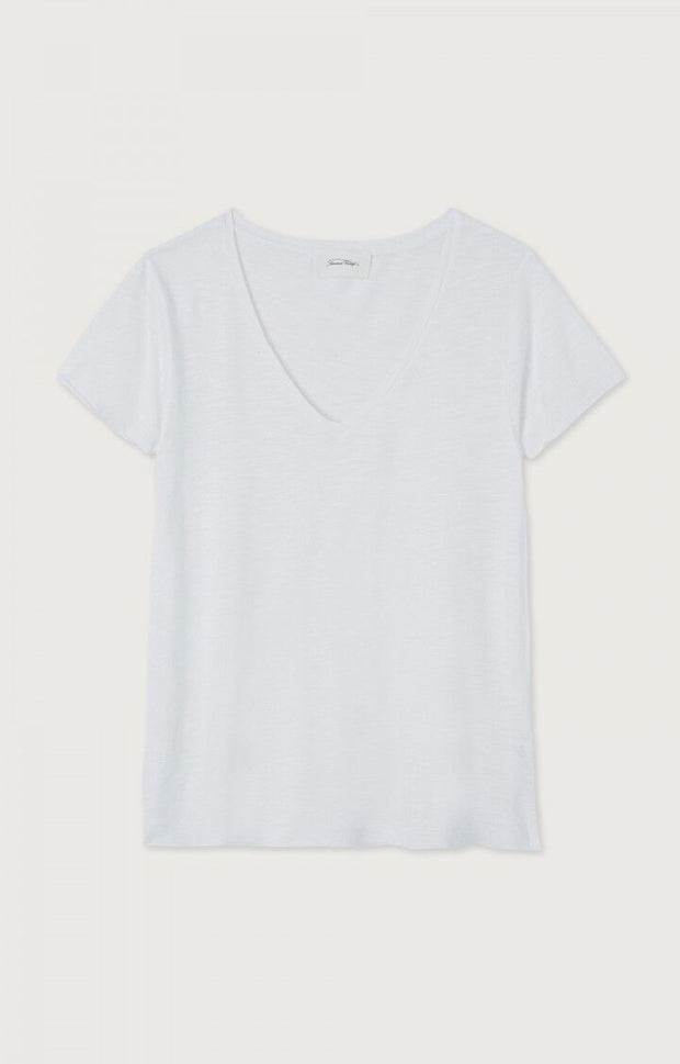 American Vintage Jacksonville Short Sleeve Tshirt in white