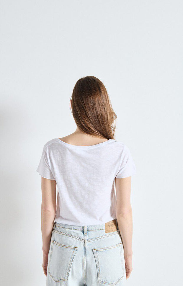 American Vintage Jacksonville Short Sleeve Tshirt in white