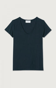 American Vintage Jacksonville Short Sleeve Tshirt in Navy