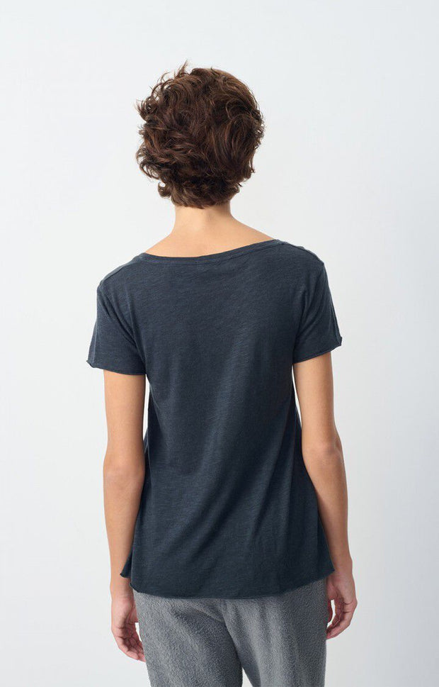 American Vintage Jacksonville Short Sleeve Tshirt in Navy