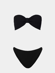 HUNZA G Jean Bikini in Black