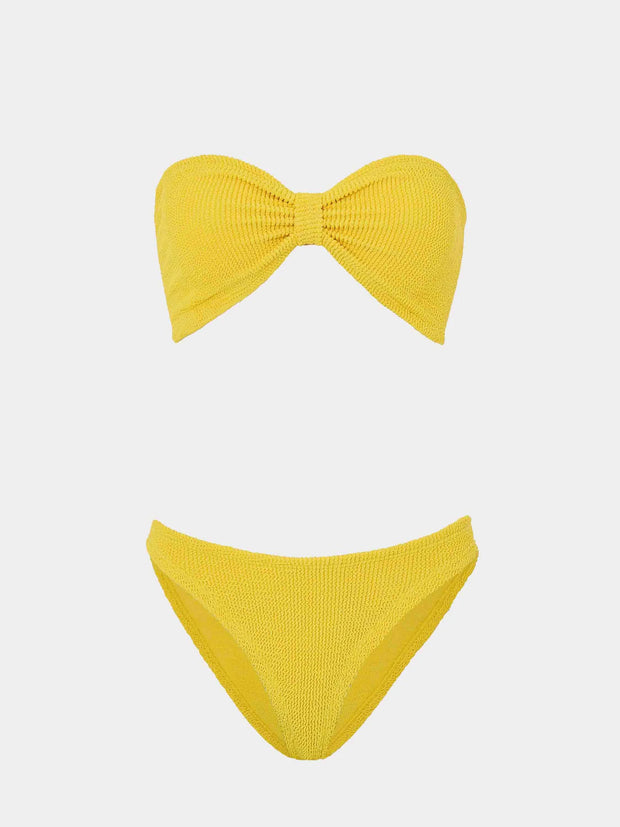 HUNZA G Jean Bikini in Sunflower