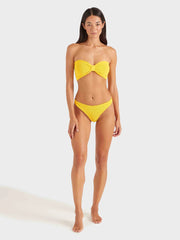 HUNZA G Jean Bikini in Sunflower