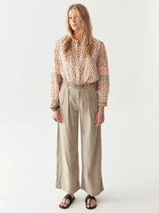MAISON HOTEL Vera Blouse In Light Forest