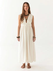 MAISON HOTEL Amandine Dress in Pearl