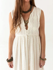 MAISON HOTEL Amandine Dress in Pearl