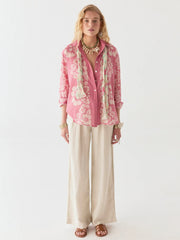 MAISON HOTEL Rusty Blouse in Pink Floyd