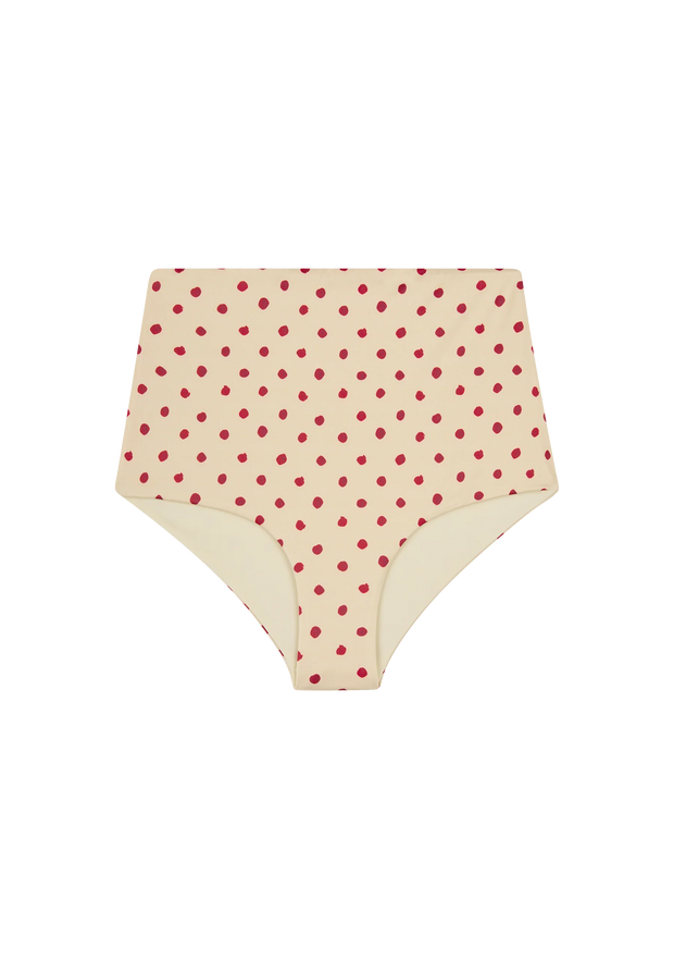 FELLA Marco Bikini Bottom in Polka Red