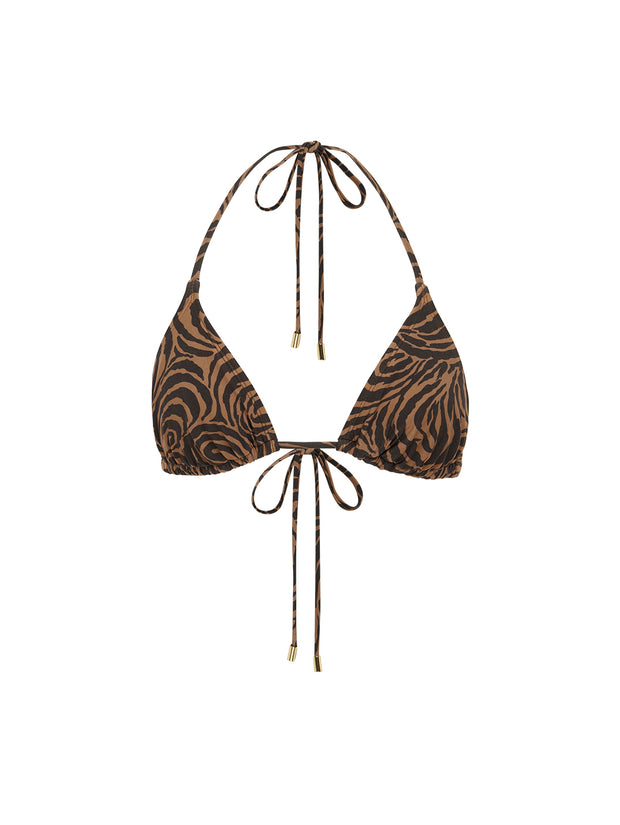 Peony Swimwear Essential String Tri Bikini  in Pippis Iridescent Sea Fremantle