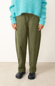 American Vintage Rygybay Pants in Khaki Iridescent Sea Perth Fremantle