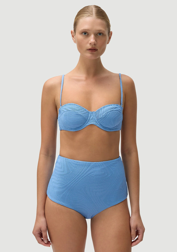 FELLA Marco Bikini Bottom in Lichen Blue