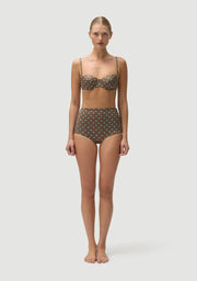 FELLA Marco Bikini Bottom in Polka Blue