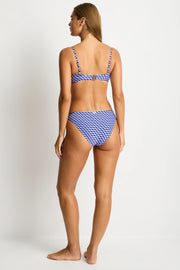 Sea Level Solara Sporty Mid Bikini Pant - blue