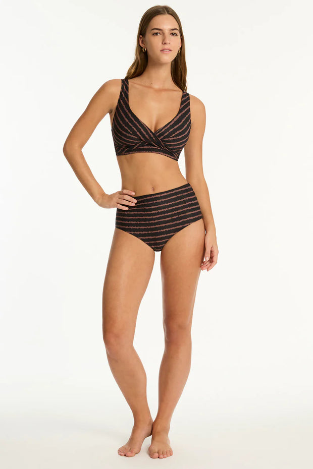 Sea Level Riptide High Waist Pant in Black