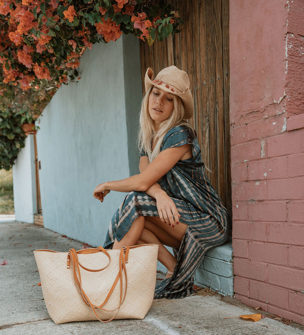 Ponza Island Dress in Tie Dye Silk