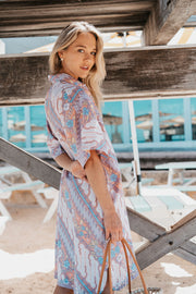 Oversized Beach Shirt Dress - Wonderland