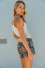 Iridescent Sea Batik Shorts