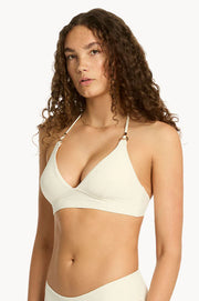 Sea Level Nautique Longline Halter Top in Coconut