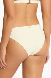 Sea Level Nautique Chain Link Bikini Pant in Coconut