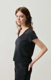 American Vintage Sonoma 02AG Short Sleeve tee in Noir